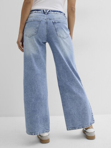 bonprix Loosefit Jeans in Blauw