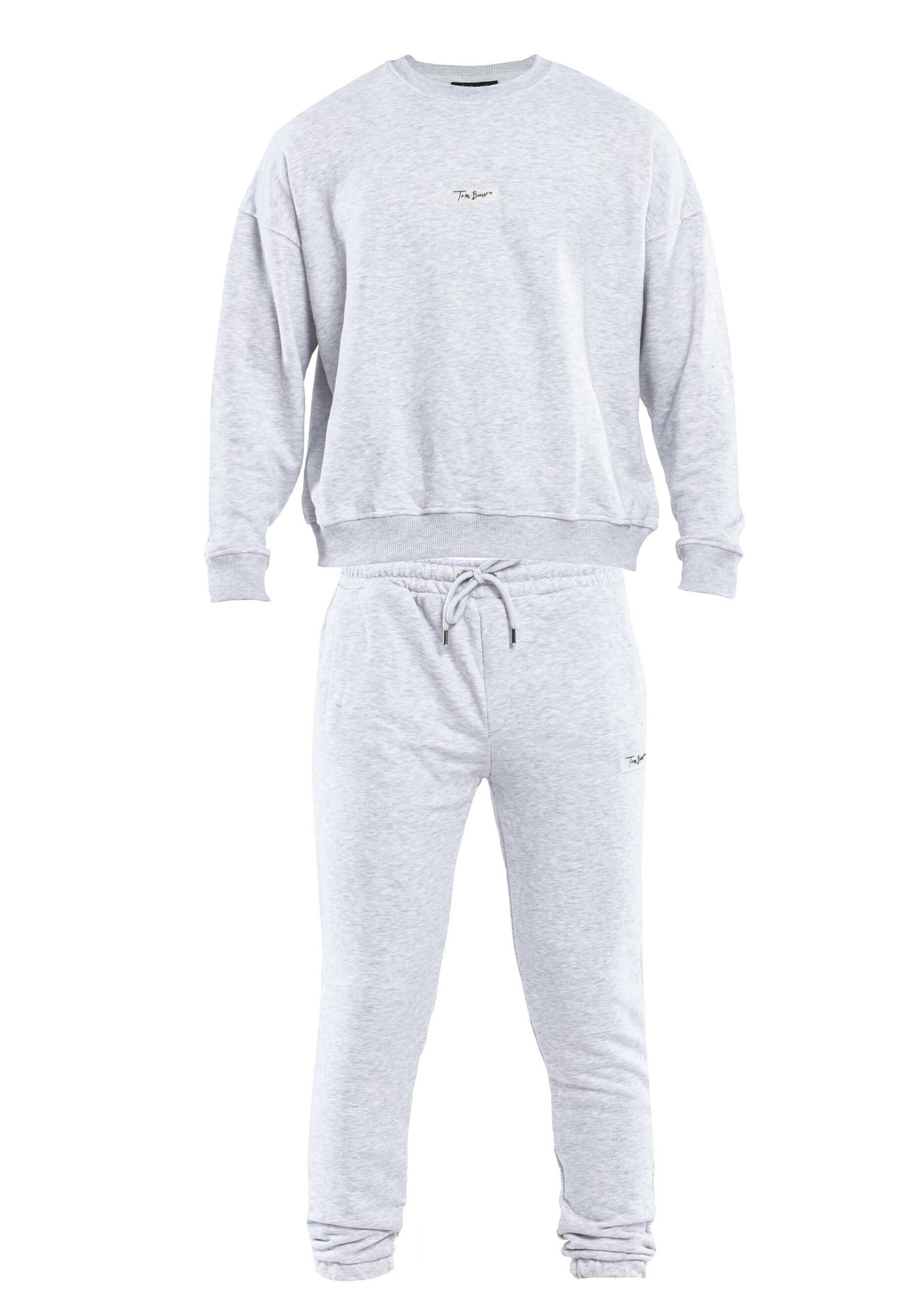 Tom Barron Tracksuit in Grey: front
