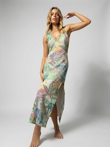 Robe 'Robe Longue Angeles' Miss June en mélange de couleurs