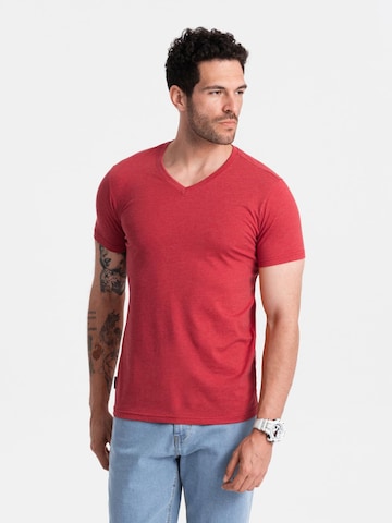 Ombre Shirt in Rood