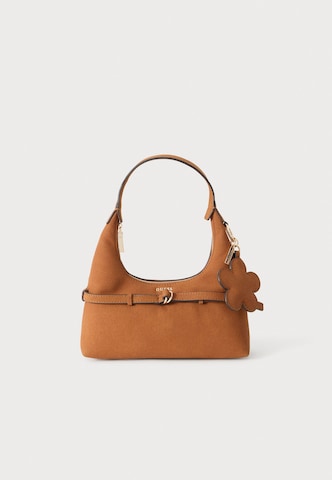 GUESS - Bolso de mano 'TAYLOR MINI' en marrón: frente