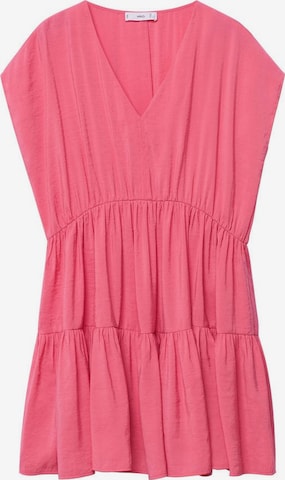 MANGO Summer Dress 'Siren' in Pink: front