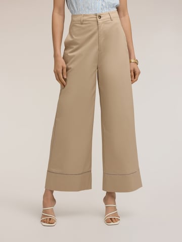 Wide leg Pantaloni di MOTIVI in beige: frontale