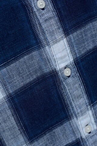 Salsa Jeans Regular fit Button Up Shirt 'Birmingham' in Blue