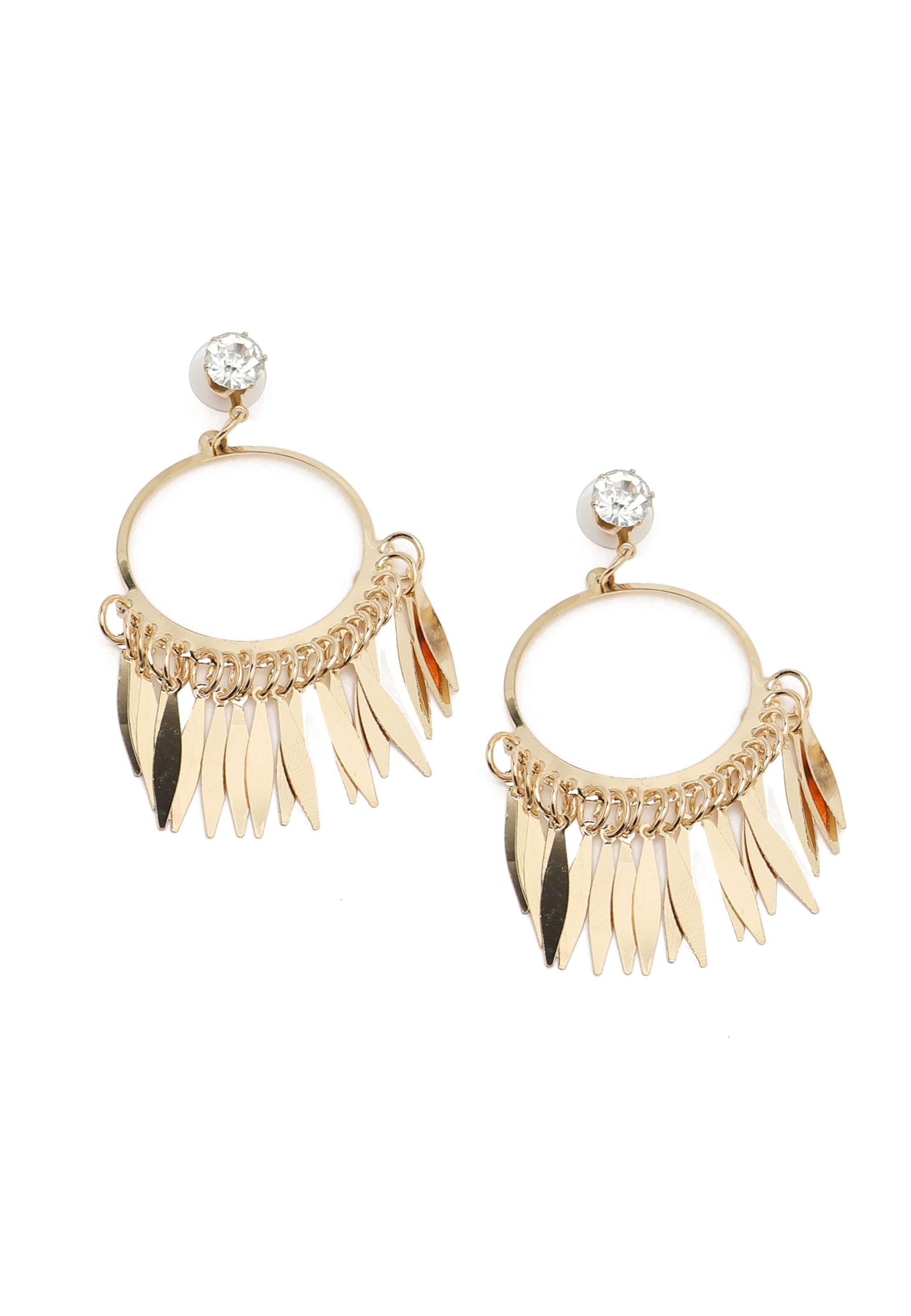 Orecchini 'Babe' di SOHI in oro: frontale