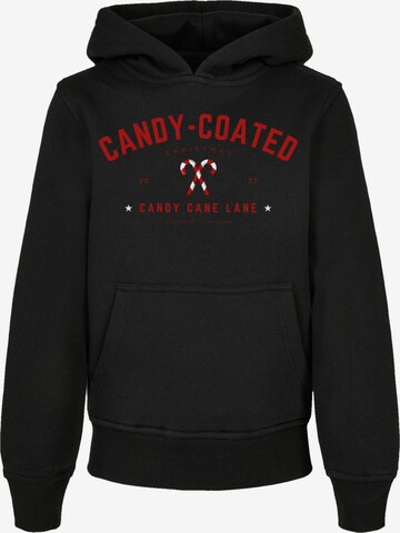 F4NT4STIC Sweatshirt 'Weihnachten Candy Coated Christmas' in Black: front