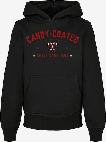 F4NT4STIC Sweatshirt 'Weihnachten Candy Coated Christmas' in Black: front