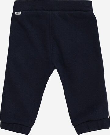 BOSS Kidswear Tapered Broek in Blauw