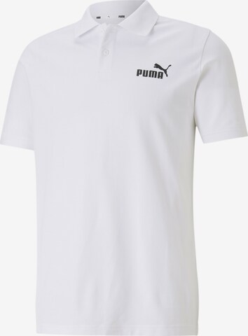 PUMA Sportshirt 'Essentials' in Weiß: predná strana