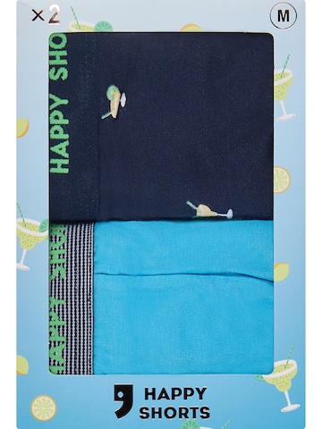 Boxers ' Jersey ' Happy Shorts en bleu