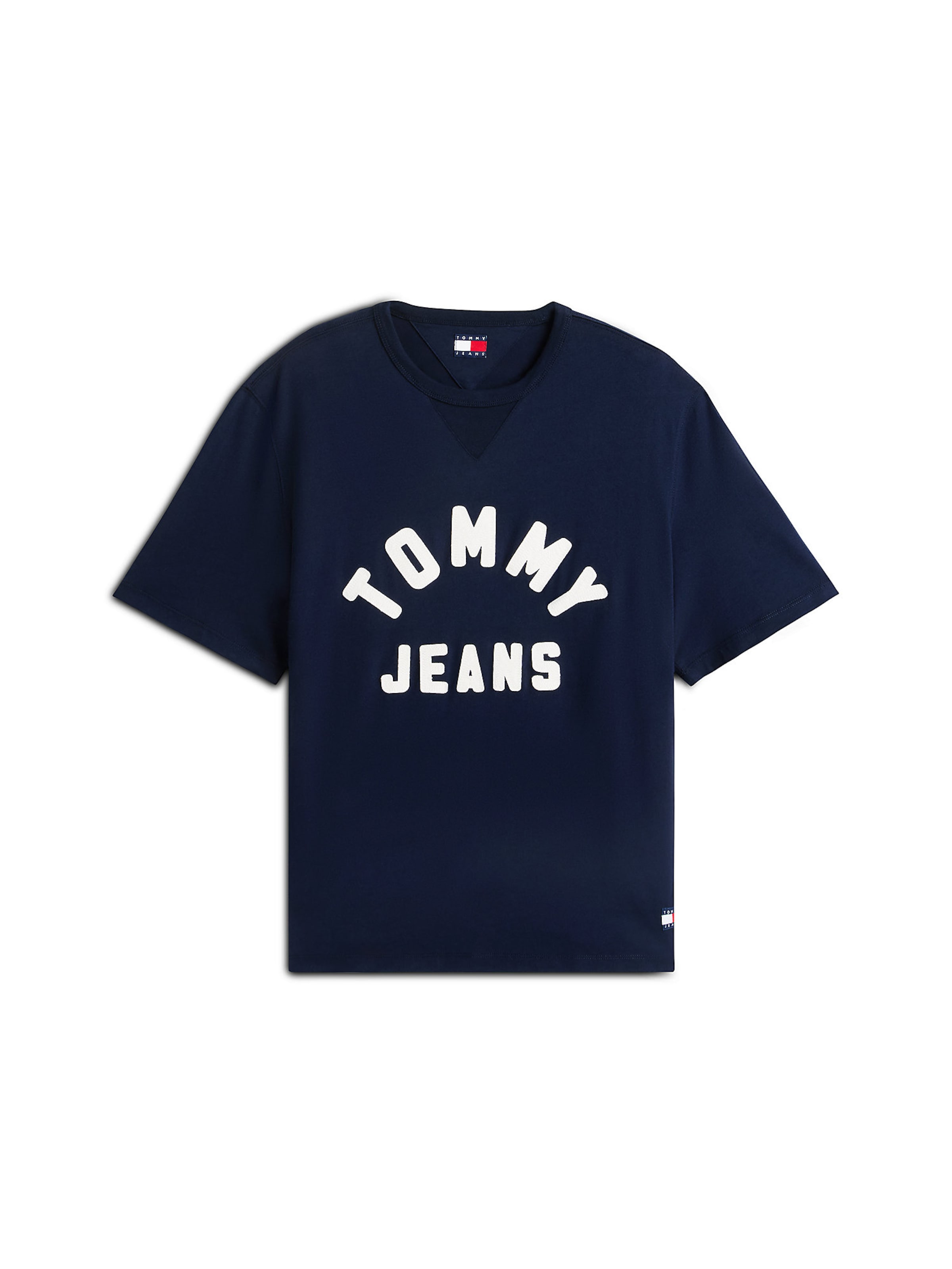 Tommy Jeans - Camisa '90S NEW CLASSIC' em azul: frente