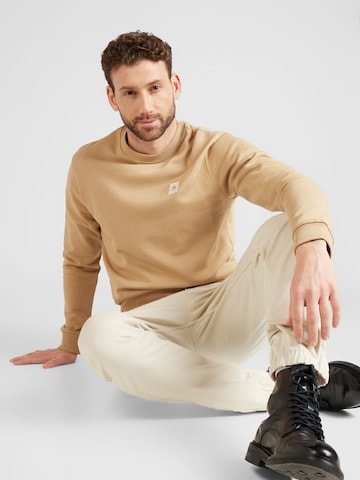 SCOTCH & SODA Sweatshirt 'Essential' in Braun: predná strana