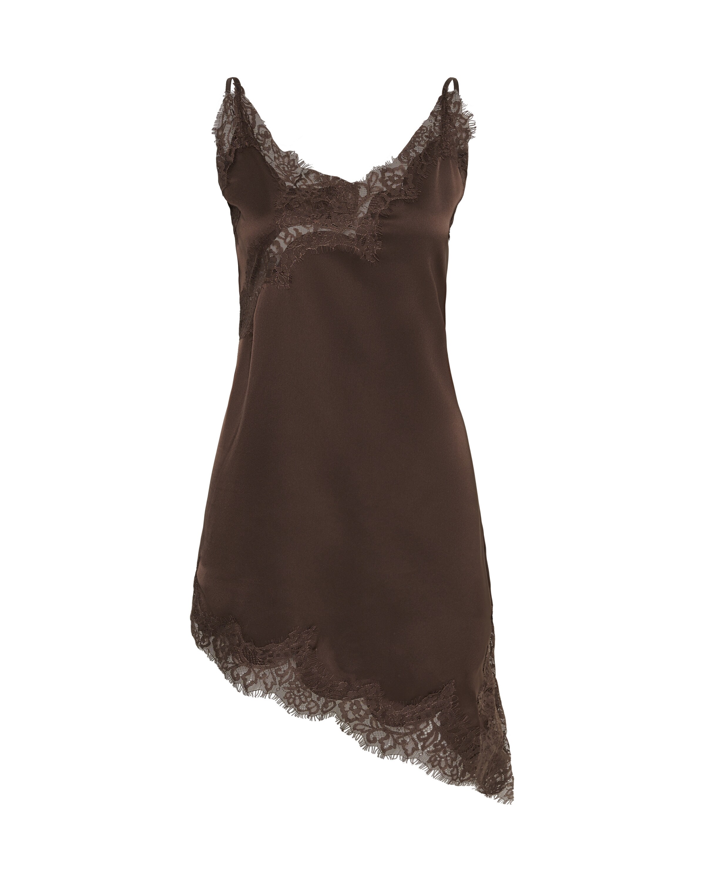 My Essential Wardrobe Jurk 'Brenda' in Bruin: voorkant