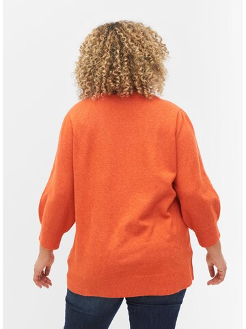 Zizzi Sweater in Orange