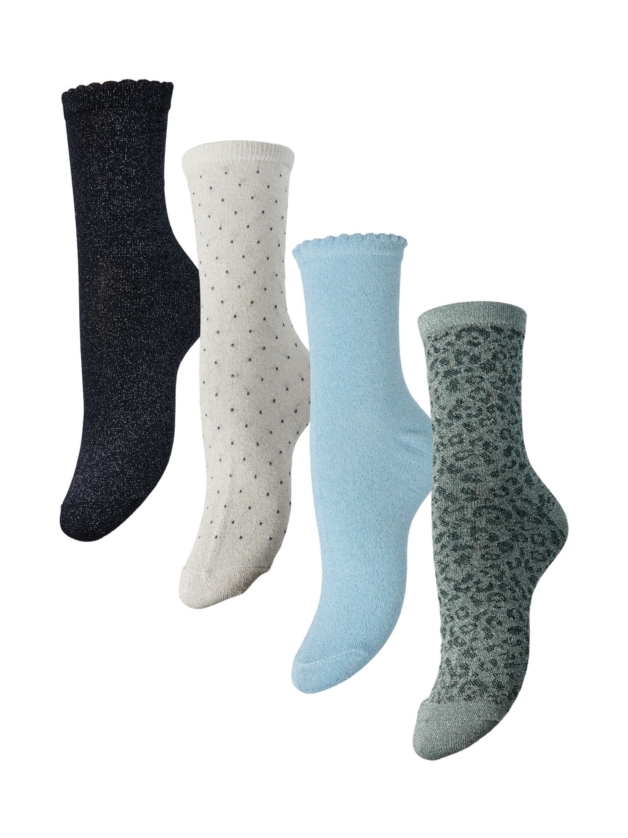 PIECES Sokker 'PCSebby' i beige: forside