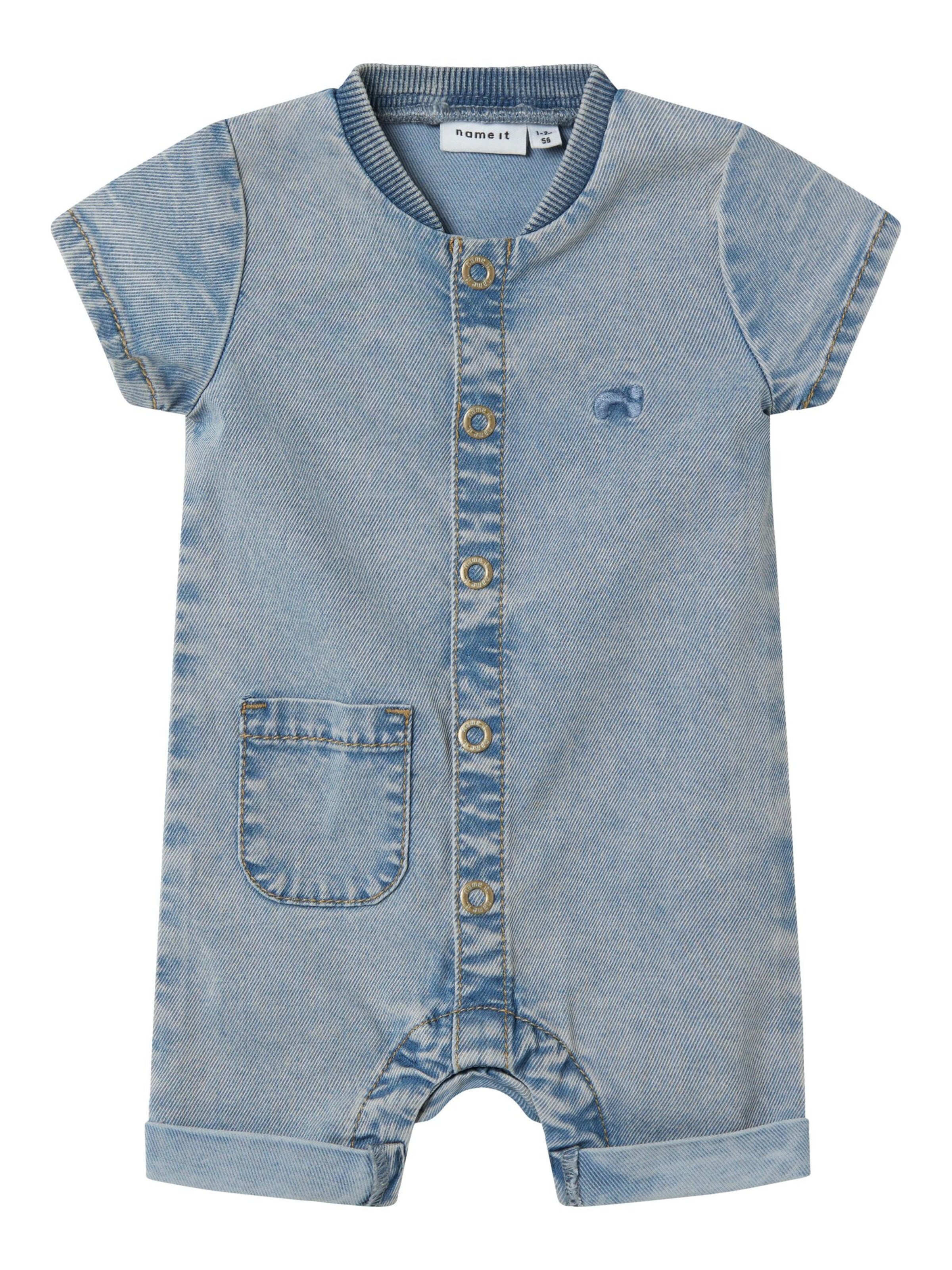 Tutina / body per bambino di NAME IT in blu: frontale