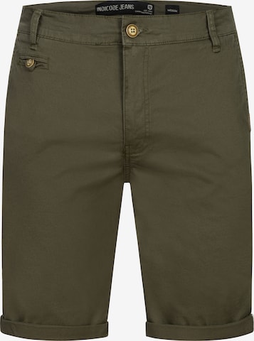 INDICODE JEANS Chino Pants 'Creel' in Brown: front