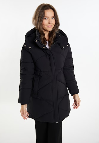 usha WHITE LABEL Winter coat in Black: front