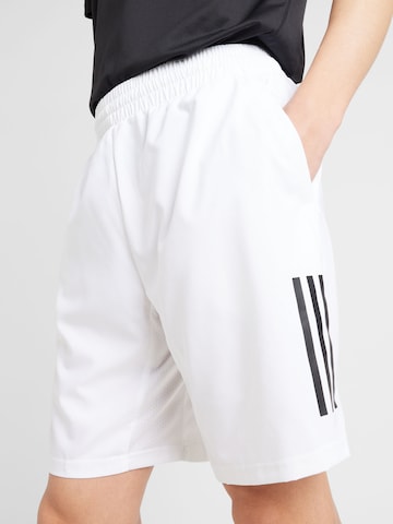 ADIDAS PERFORMANCE - Regular Calças de desporto 'Club 3-Stripes ' em branco