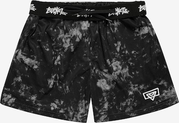 Bucketz Sportshorts 'All Day' in Schwarz: Vorderseite
