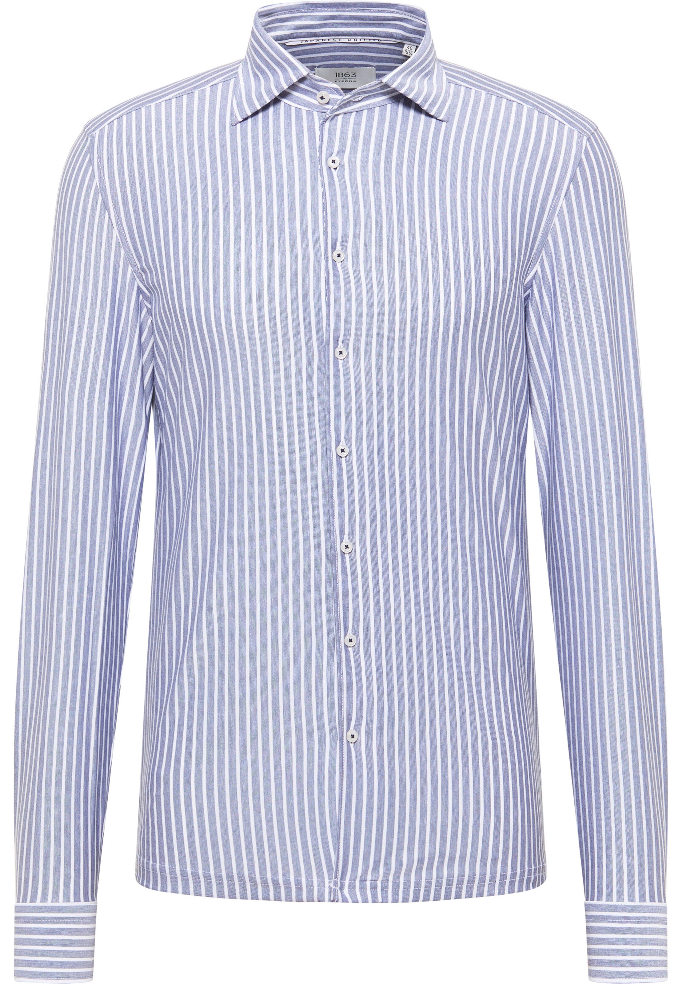 ETERNA Slim Fit Businesshemd in Blau: Vorderseite