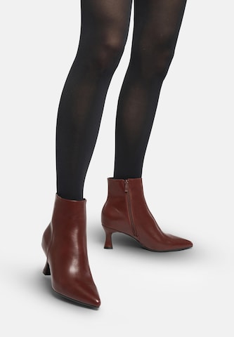 Bottines Salinyang en rouge