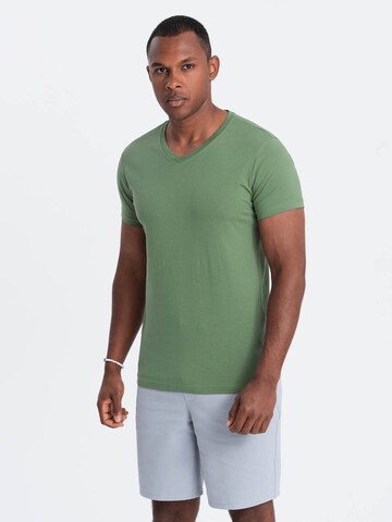Ombre Shirt in Green: front