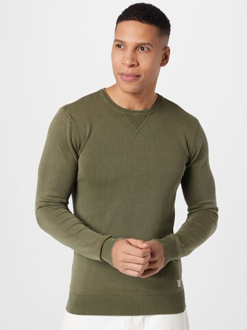 BLEND Sweater in Green: front