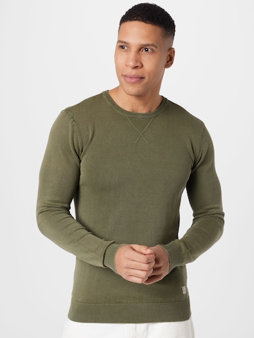 BLEND Sweater in Green: front