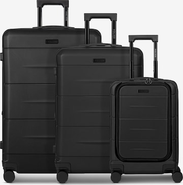 Ensemble de bagages POLICE en noir : devant
