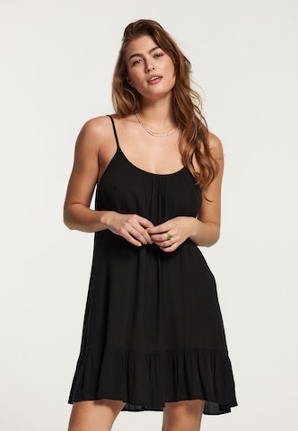 Shiwi Letní šaty 'Ibiza' – černá: přední strana