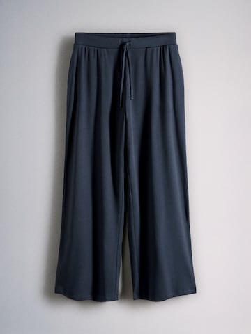 Wide Leg Pantalon The Set en bleu