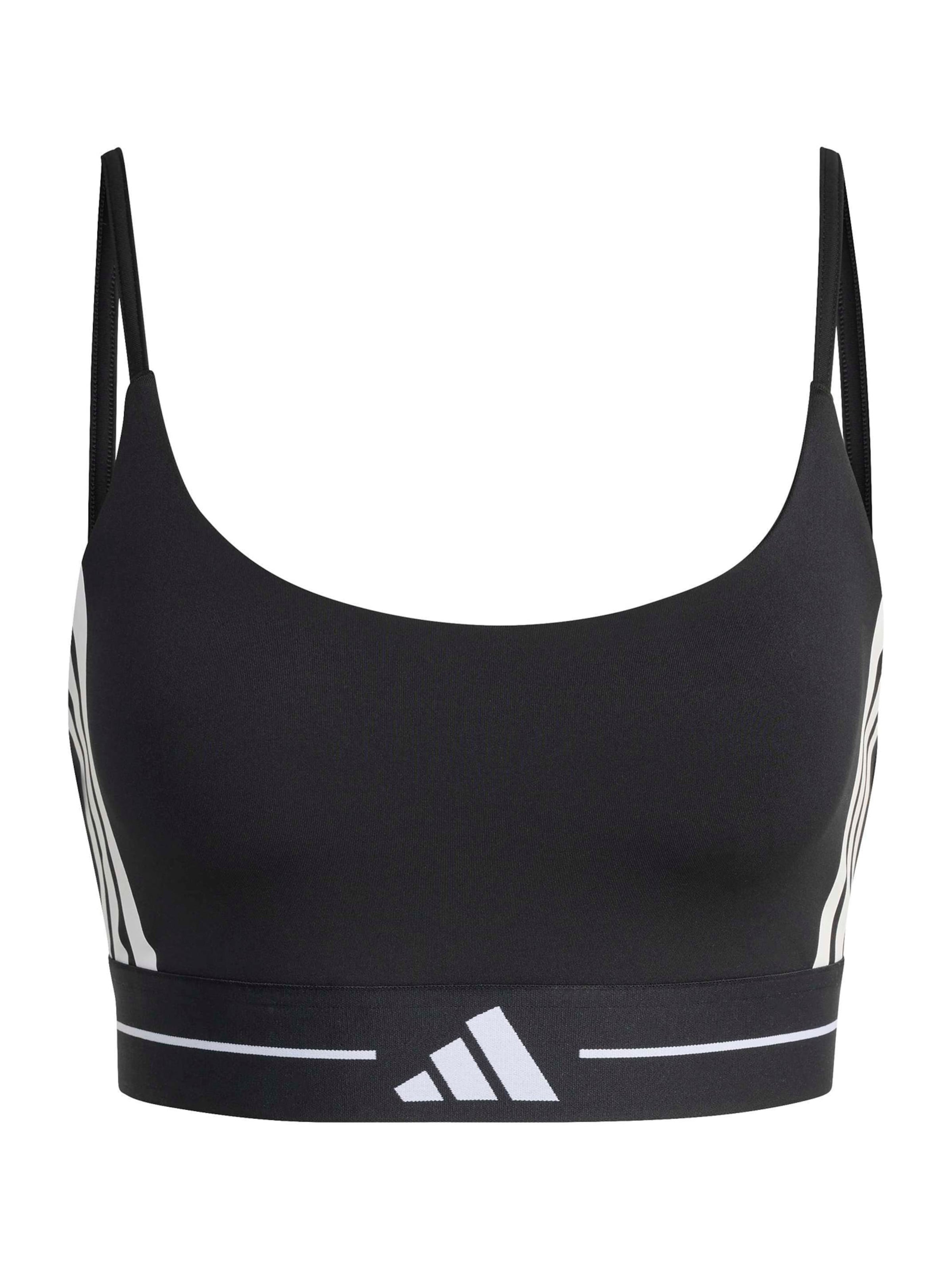Bustier Soutien-gorge de sport 'HYG' ADIDAS PERFORMANCE en noir : devant