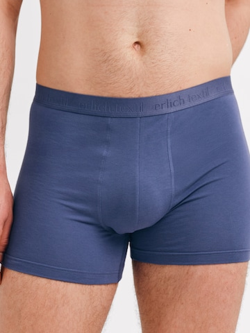 Erlich Textil Trunks 'Casual Cotton' in Blau