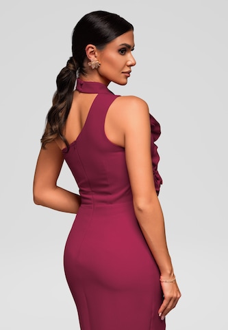 Ombre Evening dress in Red