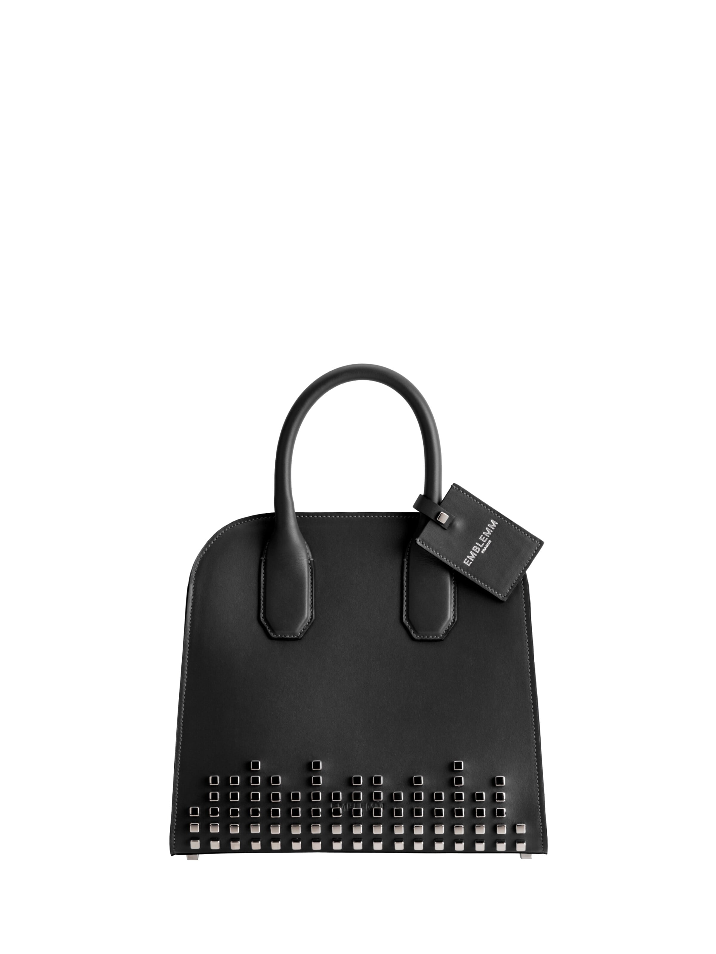 EMBLEMM Handtasche 'The Tone Equalizer'‌ in Schwarz: Vorderseite