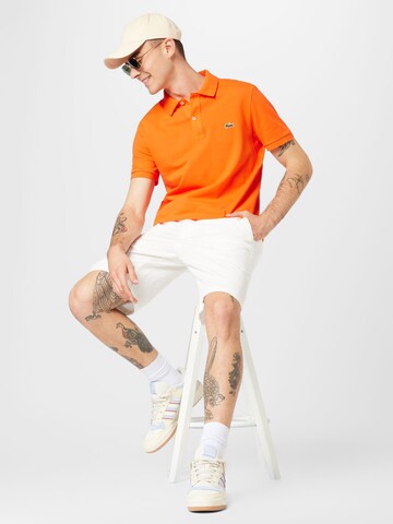 LACOSTE Slim fit Shirt in Orange