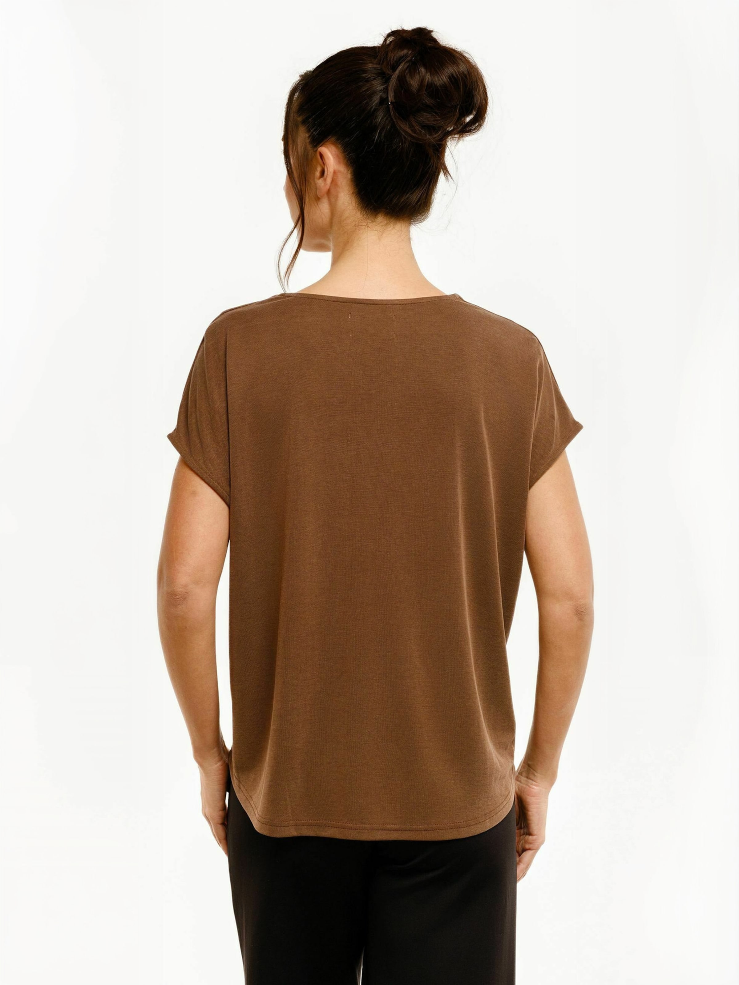 Maglietta 'NUNI' di Liberte Essentiel in marrone