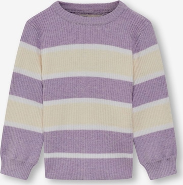 Pull-over KIDS ONLY en violet : devant