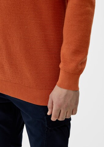 s.Oliver Men Big Sizes Pullover in Orange