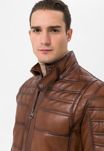 Veste mi-saison Jimmy Sanders en marron