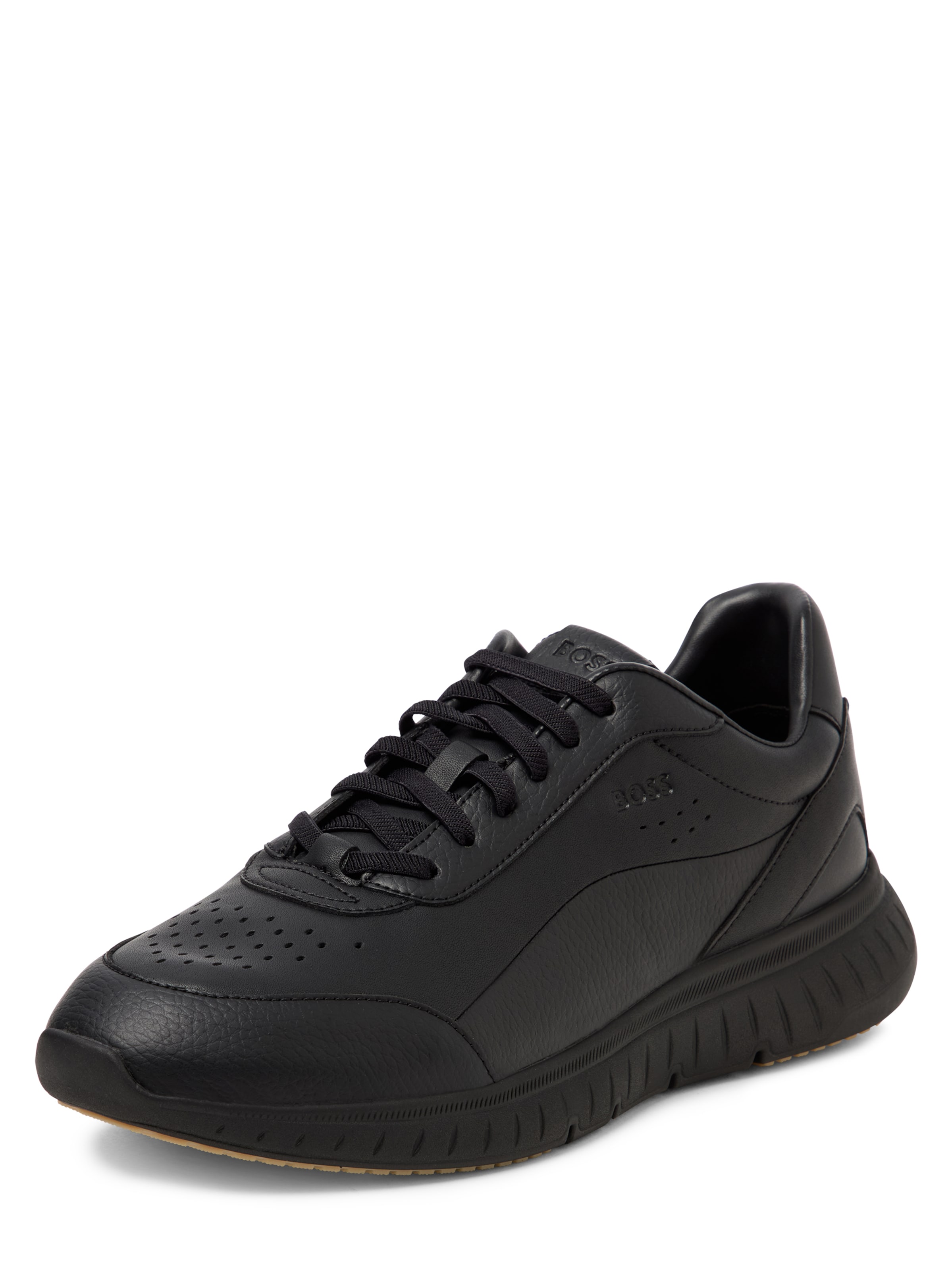 BOSS Platform trainers 'Titanis' in Black: front
