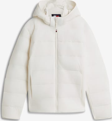 TOMMY HILFIGER Φθινοπωρινό και ανοιξιάτικο μπουφάν σε λευκό: μπροστά