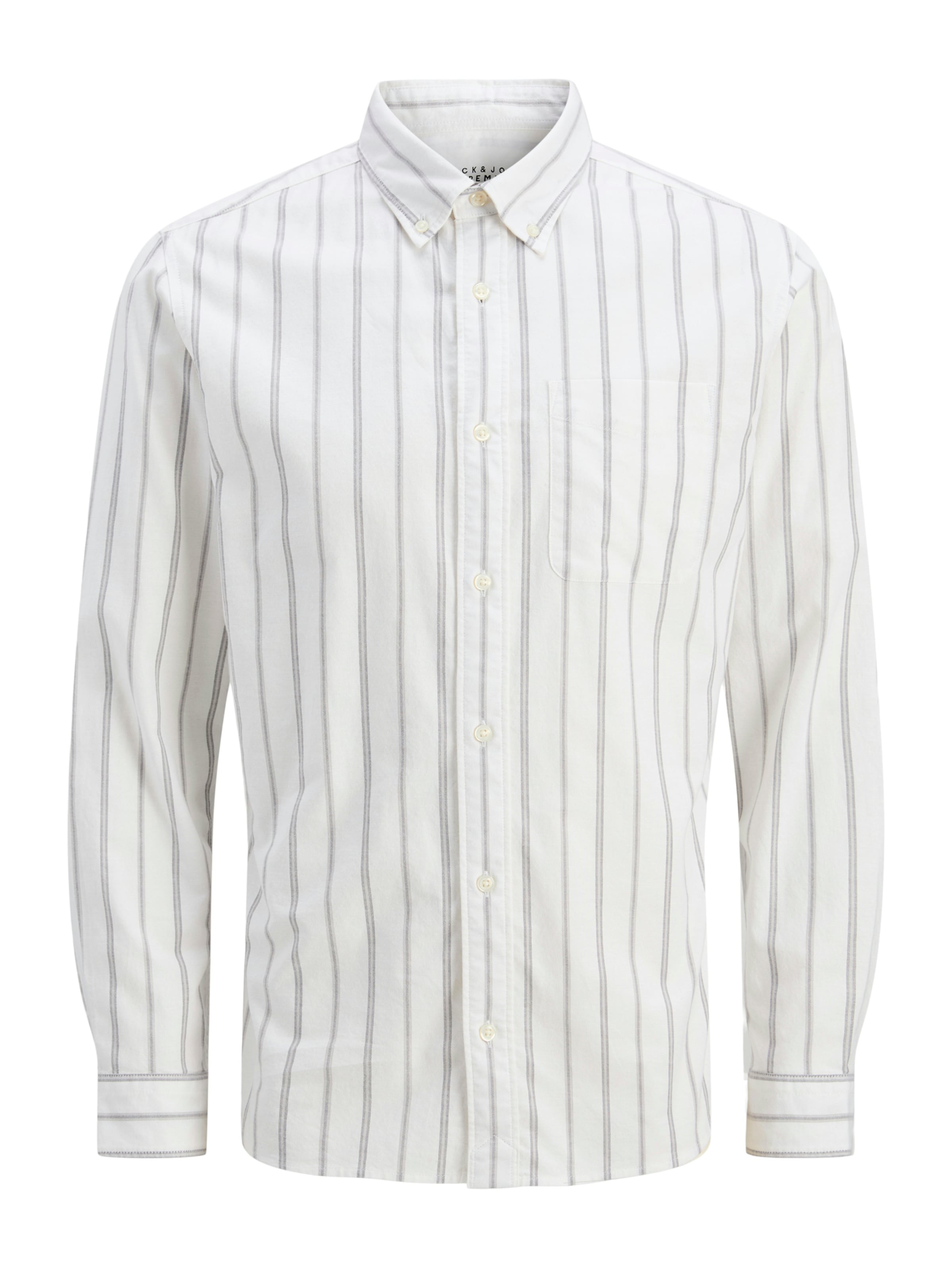 Jack & Jones Premium Overhemd 'JPRBLUBrook' in Wit: voorkant