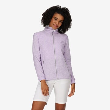 REGATTA Athletic Fleece Jacket 'Azaelia' in Purple