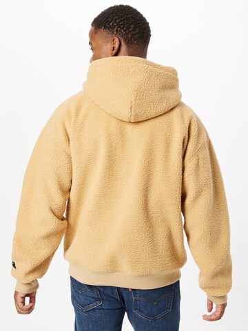 LEVI'S ® Fleece Jacket 'Sherpa Full Zip Hoodie' in Beige