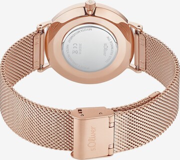 s.Oliver Analog Watch in Pink