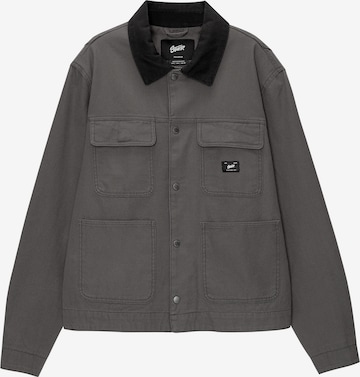 Pull&Bear Between-season jacket in Black: front