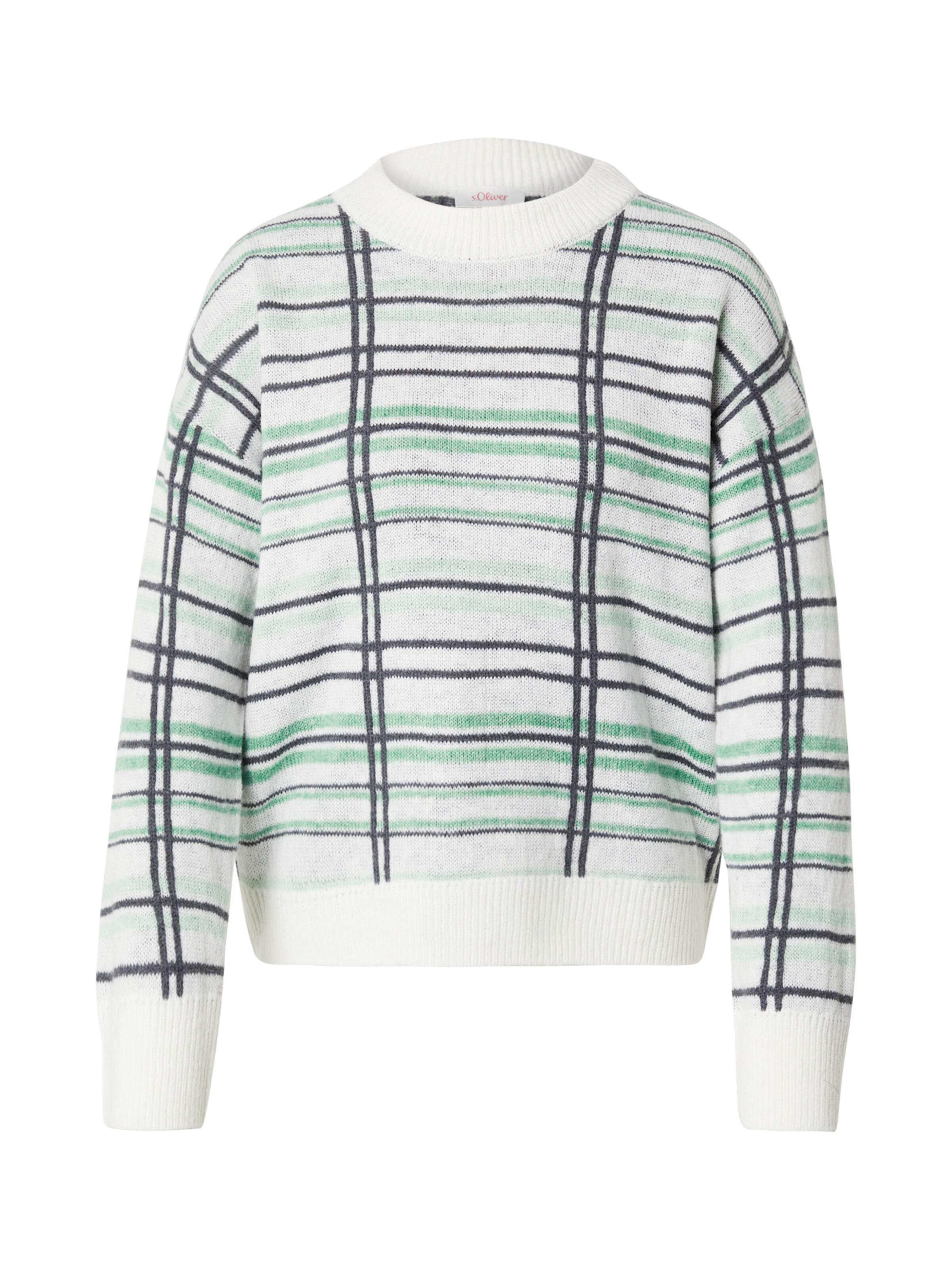 s.Oliver Pullover in Weiß: Vorderseite