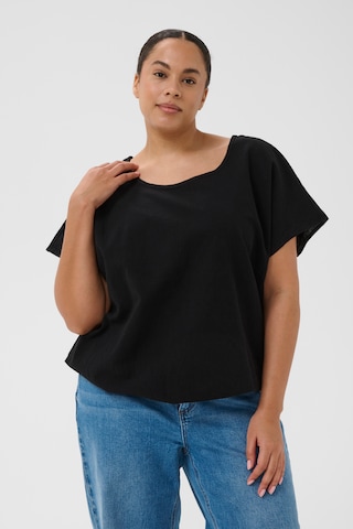 KAFFE CURVE - Blusa 'KCNana' en negro